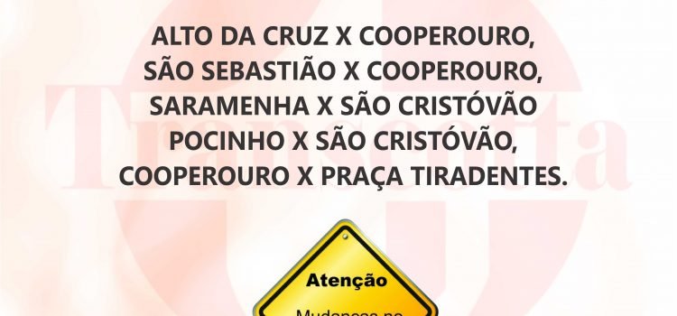 Interdição da Rua dos Inconfidentes (Estação) para obras do SEMAE em Ouro Preto