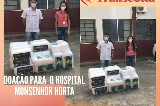 Transcotta realiza doações para o Hospital Monsenhor Horta em Mariana
