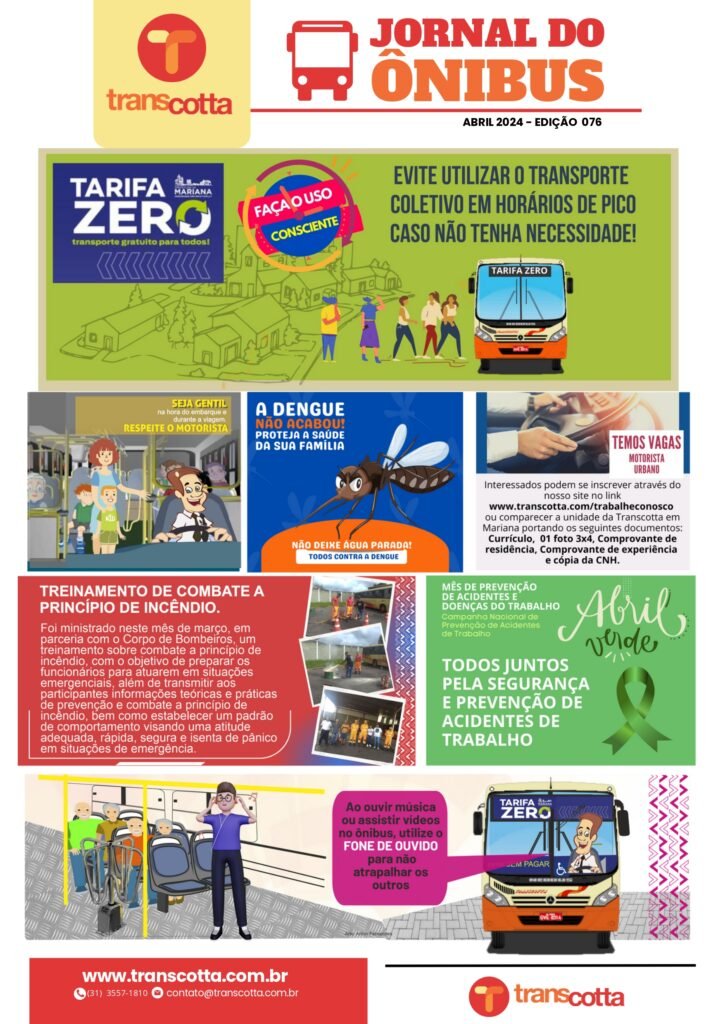 Jornal do Ônibus - Edição de Abril 2024