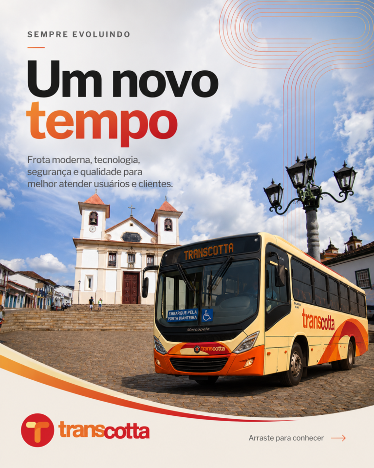 Transcotta: mais qualidade para quem vai com a gente. Porque evoluir é o movimento que nos conecta ao futuro.