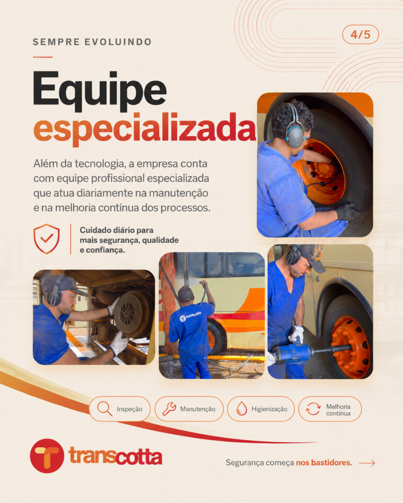 Transcotta: mais qualidade para quem vai com a gente. Porque evoluir é o movimento que nos conecta ao futuro.